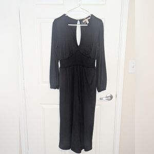 womens long sleeve lace dress Melrose Ivory Long Sleeve Lace Maxi Dress - XXL Size - Women's Dresses